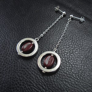 Coffee bean earrings, coffee lover gift