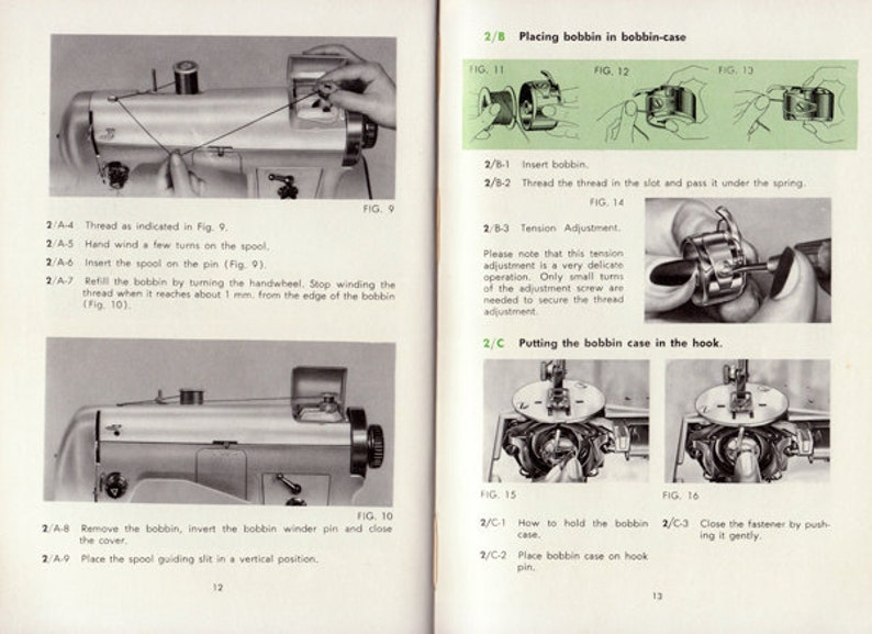 Istruzioni macchina da cucire Borletti libri manuali modelli Etsy