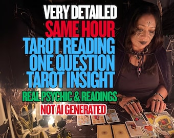 Same Hour Tarot Reading: One Question Psychic Insight (PDF)