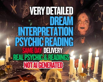 Dream Interpretation Psychic Reading: Detailed Dream Analysis (PDF)