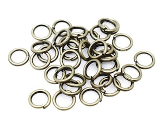 16mm Antique Brass Metal Round Jump Rings / Metal Rings Bag Toys Jewelry Parts Accessoires - 1 Pack / 150g (JR8)