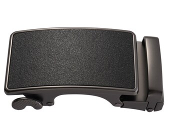 Hebilla de cinturón con trinquete de clic automático de 36 mm - Ajustable y adecuada para correas deslizantes de 35 mm (1 3/8 ") - Hebilla de cinturón para hombres de negocios (BB4)
