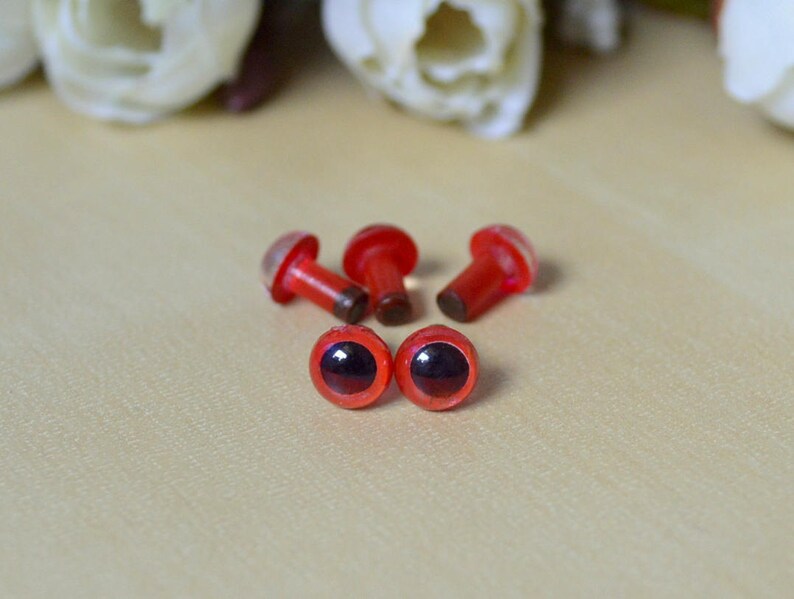 6mm Safety Eyes Plastic Doll Eyes Amigurumi Eyes 30 Etsy