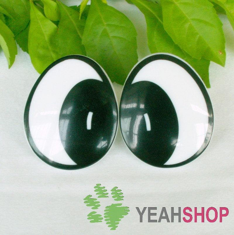 Plastic Comic Eyes / Safety Doll Eyes / Printed Eyes / Big Etsy