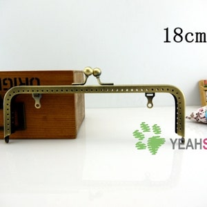 Cadre de sac à main en laiton antique Perle rectangulaire RPF-42 8.5cm / 10cm / 12cm / 15cm / 18cm image 5