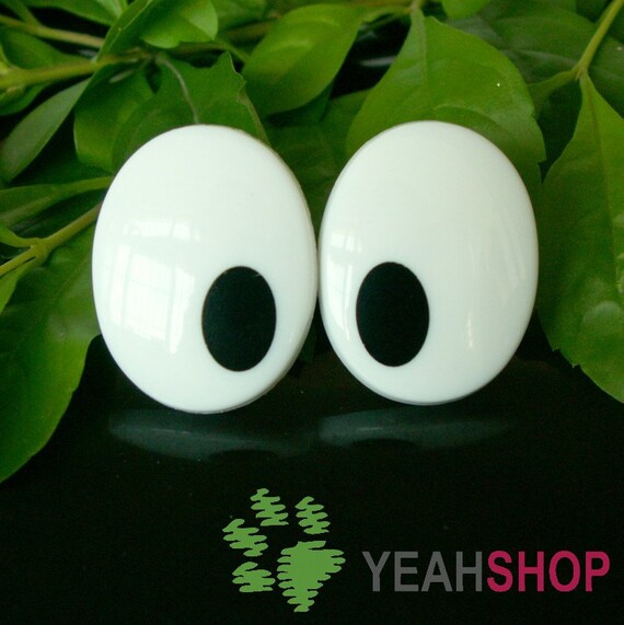 18mm Black Safety Eyes 20 Pairs, Eyes for Stuffed Toys and Animals