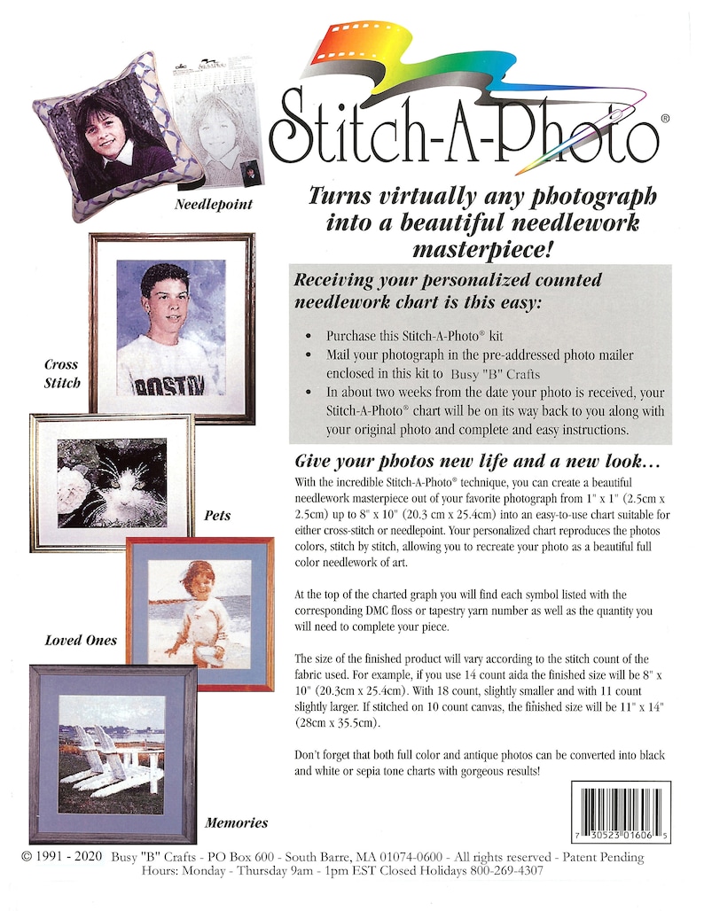 Personalized Needlework Stitch A Photo