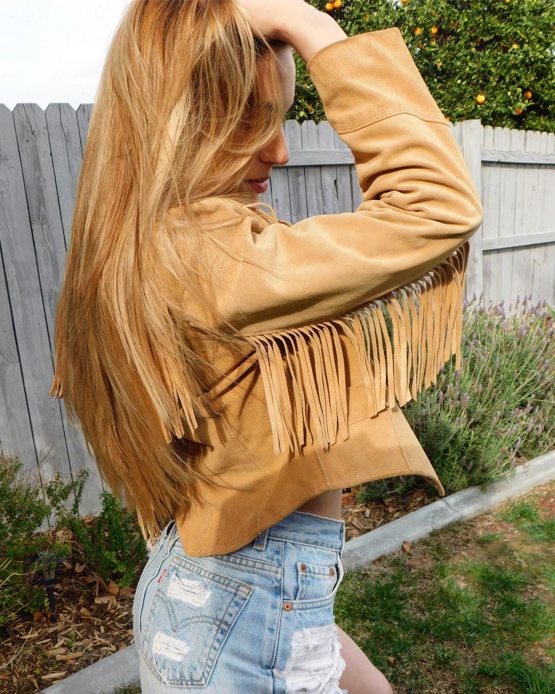 1970's Vintage Suede Fringe Jacket - Etsy