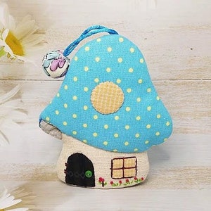 Mushroom Key Cover for House Keys, Key Toppers, Key Keeper, Key Case, Handmade Protective Key Fob, Key Pouch, Key Sleeve, Key Cover