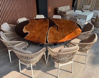 Round epoxy dining Table, Round epoxy table, Round black epoxy table, round epoxy coffee table, Round Wood Table, Round Dining Table.