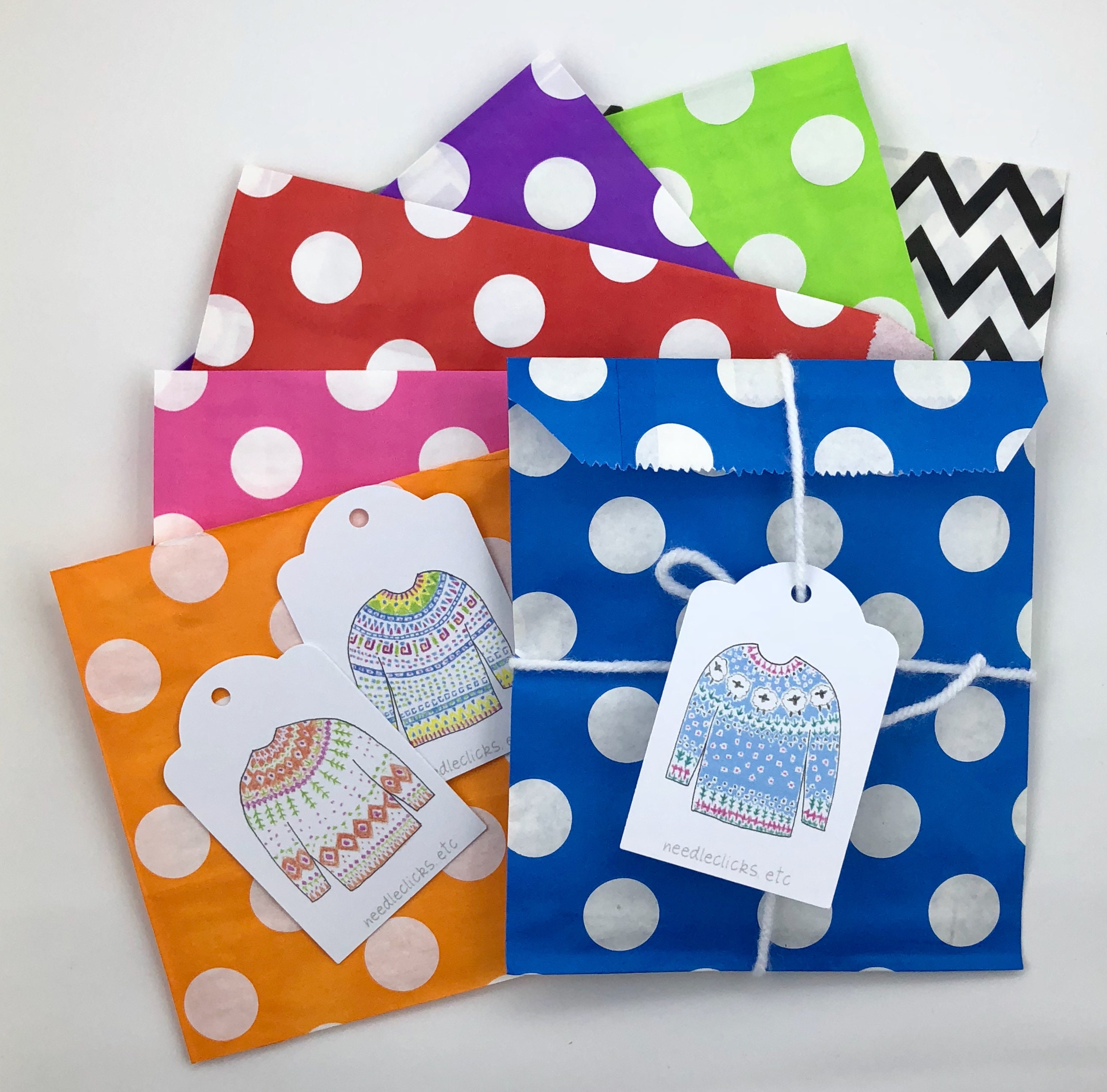 Colorful Sweater Knitter Stitch Markers Snag Free Colorful Etsy