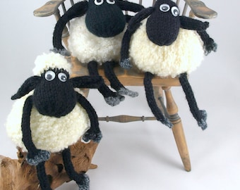 Baba the sheep pdf knitting pattern, instant download