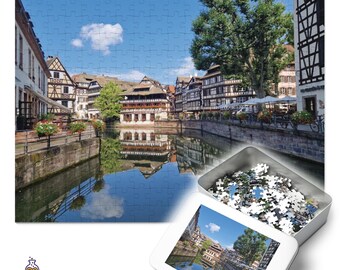 Rompecabezas de Estrasburgo, Francia: Fotografía de viajes de Le Petite France