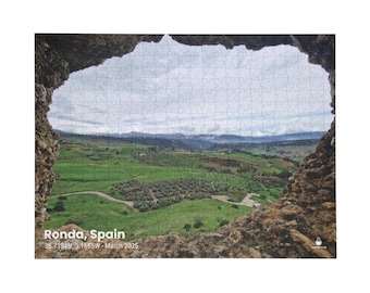 Ronda Spain Scenic View Jigsaw Puzzle: Travel Gift | US only