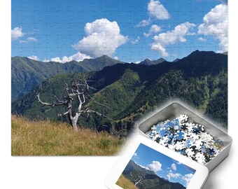 Rompecabezas de Cima d'Olino View Italy: Alpes italianos, paisaje del lago Como