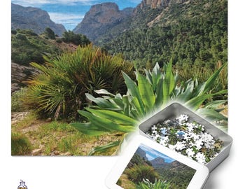 Caminito del Rey Jigsaw Puzzle: Andalusia Mountain Nature Puzzle, Spanish Canyon Landscape