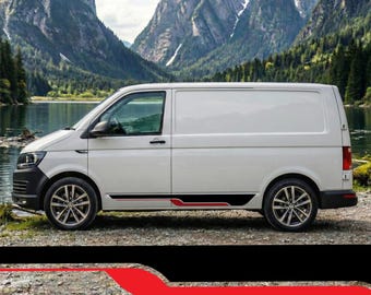Camper Van Lower Side Stripe Sticker Set for T5 T6 T6.1 – Premium Vinyl Films for Camper & Vanlife Vehicles