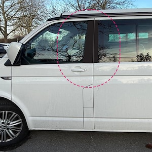 Juego de pilar B negro mate para furgonetas T5, T6, T6.1 y California (4 piezas)