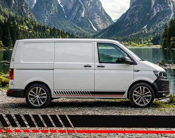 Van side stripes racing design | Sport stripe stickers for vans & campers | Car tuning decor set