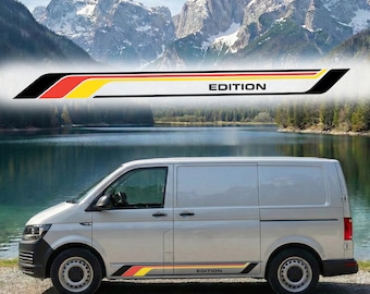 Side Stripe Sticker Set (2-piece) “EDITION Style” 3 Colors – Suitable for T5 T6 T6.1 Van & Camper
