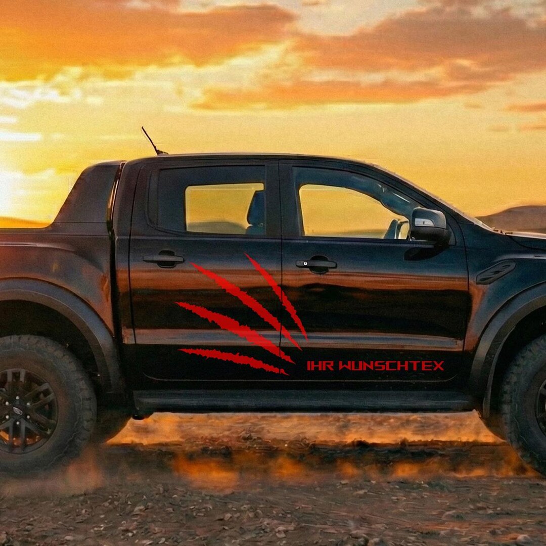 Ford Ranger Claws Car Sticker Pickup Offroad Monster Claw Ford Ranger Amarok Hilux | Side ...