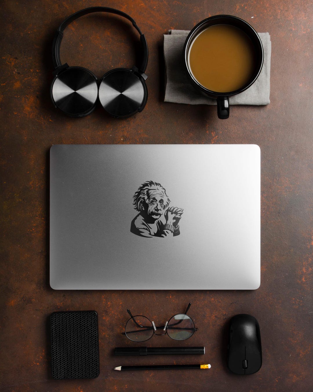 Albert Einstein Wall Decal | Car Sticker | Laptop Sticker | Science ...
