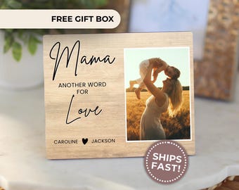 Mama Gift Personalized Mama Picture Frame Custom Mama Keepsake Mother's Day Gift for Mama Gift for Mama from kids Gift for Mom Custom Mother