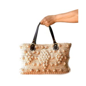 Straw Handbag Natural Crochet Raffia Bag Woven Straw Purse - Etsy