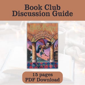 Harry Potter and the Sorcerer's Stone by JK Rowling - Book Club Discussion Guide - PDF Download