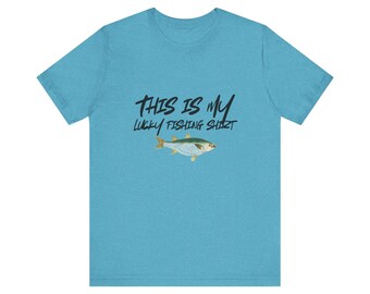 Lucky Fishing Shirt: Angler Humor Tee, Outdoor Activities