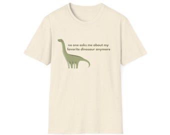 T-shirt med dinosauriemotiv: Mjuk bomullströja för dinosaurieentusiaster