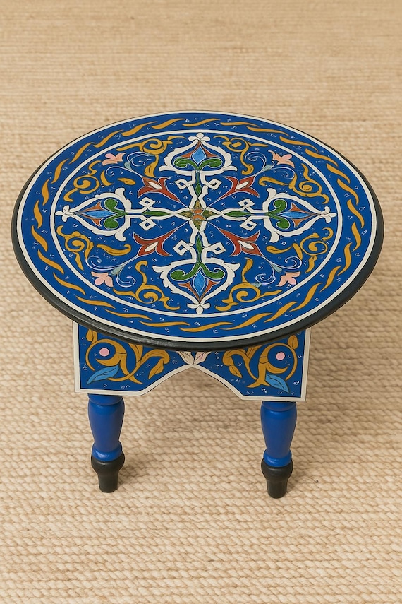 モロッコ　コーヒーテーブル 100%手作りのコーヒーテーブル - モロッコの職人技 - Etsy 日本