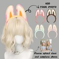 Custom Labu Inspired Plush Cartoon Animal Ears,Halloween Cosplay Headband for Kids & Adults Costume Accessory, Furry Ears Headband