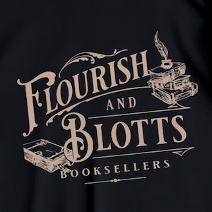 Flourish and Blotts Shirt Wizard Shirt Vacation Shirts Family Matching Magic School Shirt Wizard School Shirt Potterhead Gift Wizard Movie