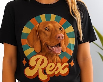 Custom Dog Shirt, Custom Pet Shirt, Retro Pet Shirt, Dog Remembrance Gift