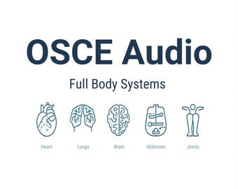 Nivå 7 Fysisk bedömning OSCE Audio