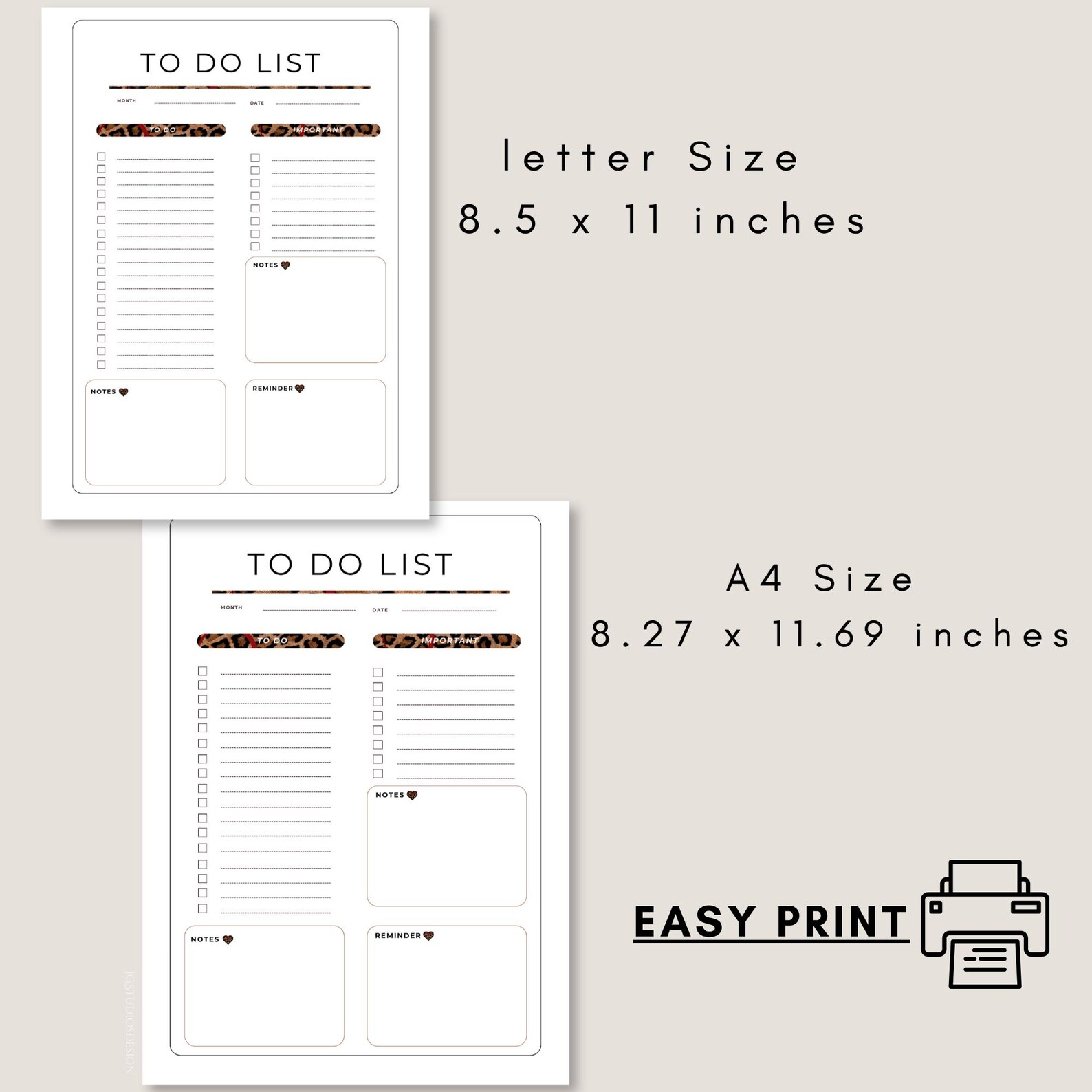 To Do List Printable PDF | Daily Checklist Planner | Aesthetic ...