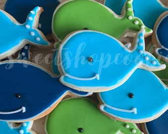 Whale cookies 3 dozen