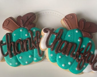 Thankful Pumpkin Cookies 2 dozen