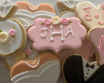 Wedding Themed Cookies 1 dozen