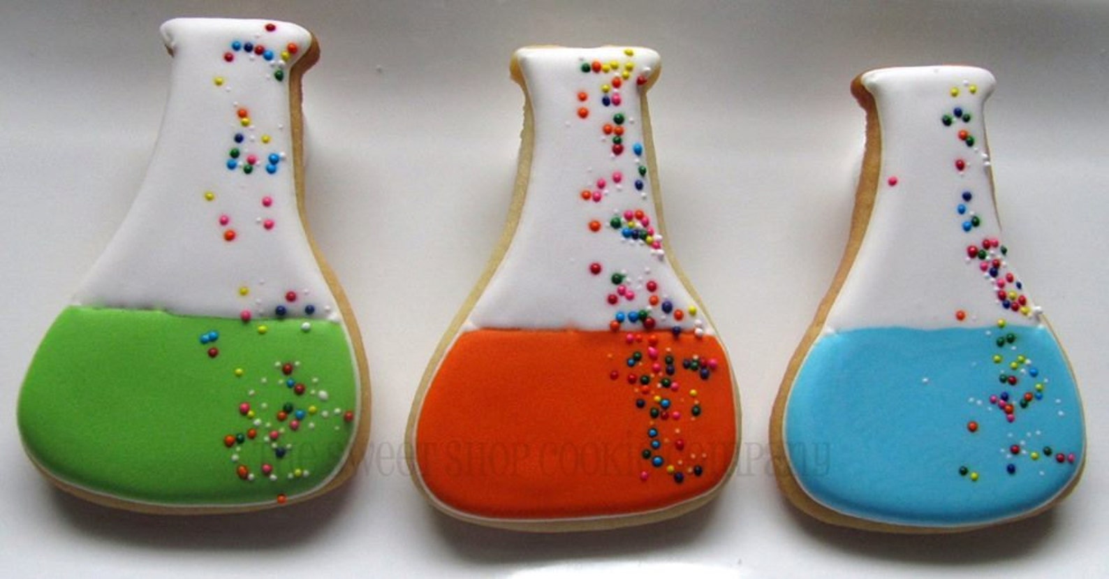 Mad Science Beaker Cookies 1 Dozen Etsy