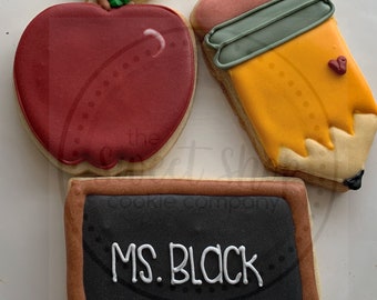Teacher Appreciation Cookies 1 dozen