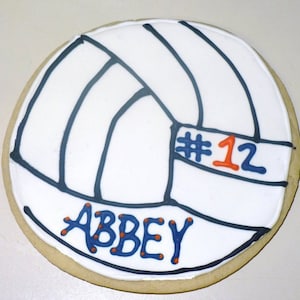 Volleyball Cookies 1 dozen