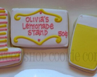 Lemonade stand Cookies 1 dozen