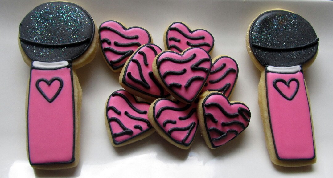 Karaoke Party Cookies Etsy