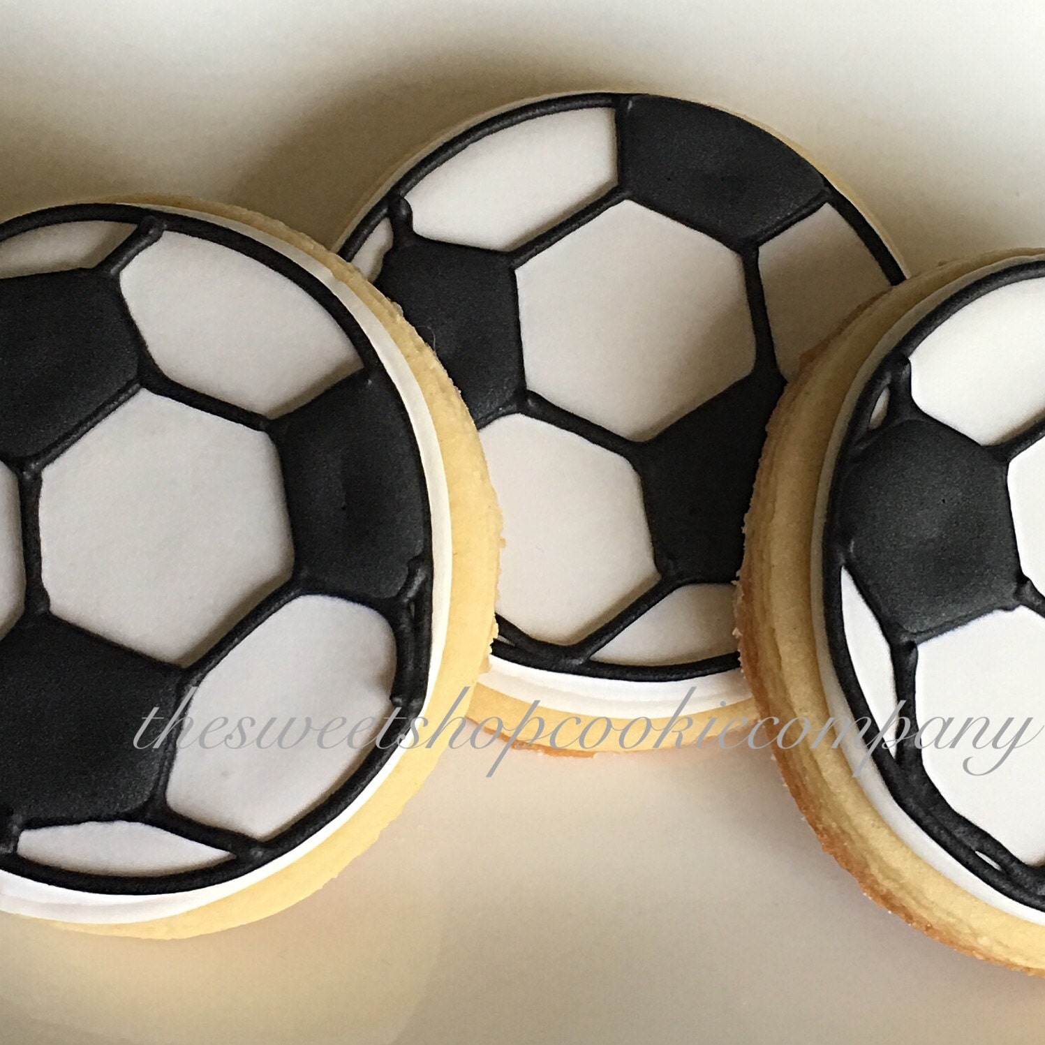 Ballons de football Biscuits 1 douzaine - Etsy France