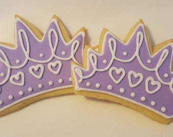 Princess Crown Cookies 1 dozen