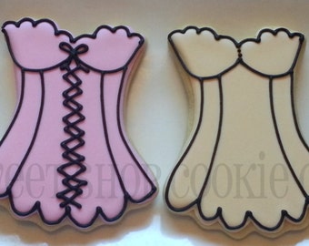 corset cookies 1 dozen