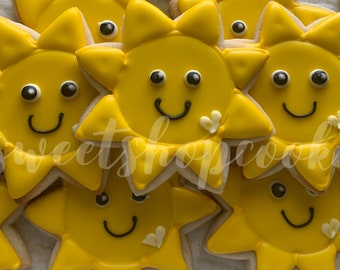 Happy sunshine cookies 1 dozen