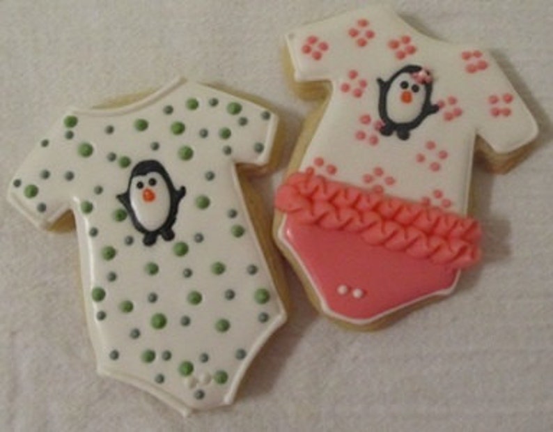 Penguin Baby cookies 1 dozen image 1